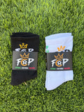 FCP Grip Socks – 2-Pair Pack (White & Black)